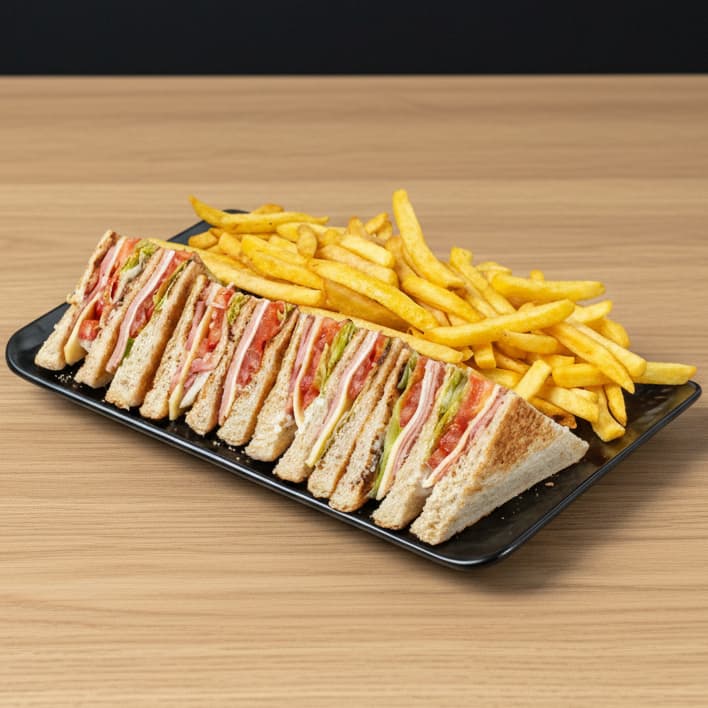 Club sandwich ζαμπόν — Club sandwiches
