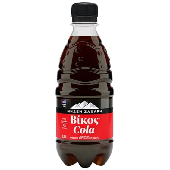 Vikos Cola Zero 330ml — Soft Drinks